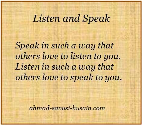 speak and listen