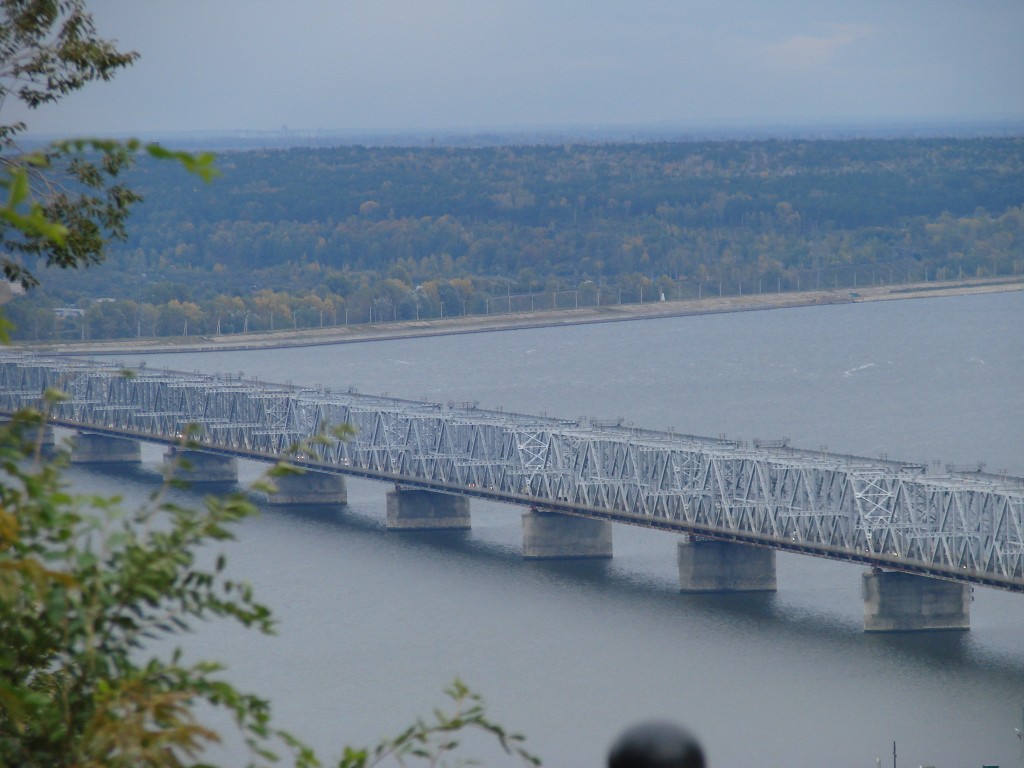 Volga and its new bridge