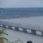 Volga and its new bridge